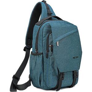 Sling Bag Backpack, 13.3'' 14.1'' Laptop Bag Crossbody Shoulder Chest Backpacks